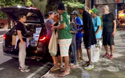 Celebração do Dia de GANESHA CHATURTI com distribuição de alimentos e atenção